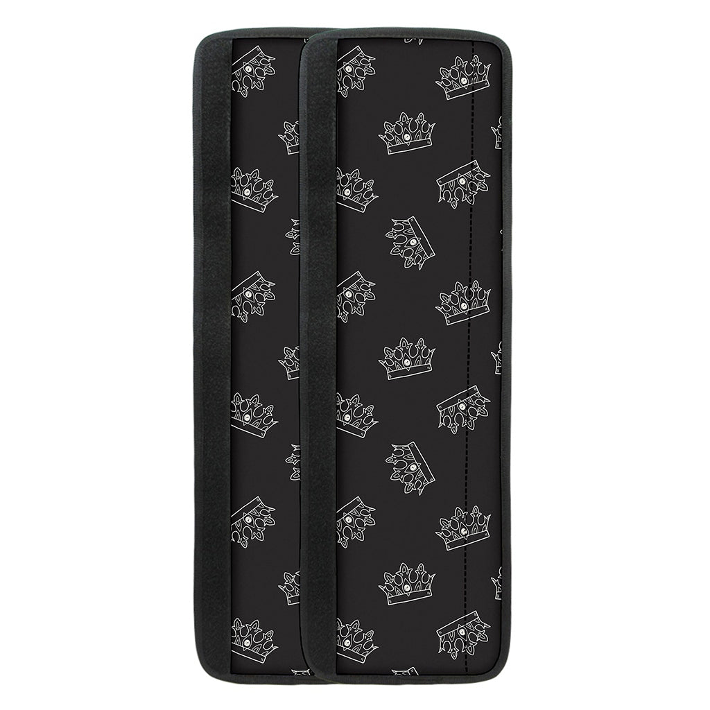 Doodle Crown Pattern Print Refrigerator Handle Covers