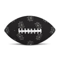 Doodle Crown Pattern Print Rugby Ball