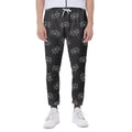 Doodle Crown Pattern Print Joggers