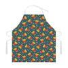 Doodle French Fries Pattern Print Adjustable Apron