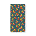 Doodle French Fries Pattern Print Baby Crib Sheet