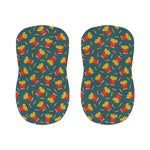 Doodle French Fries Pattern Print Bar Stool Covers