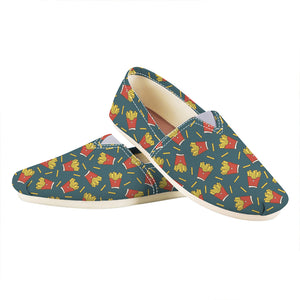 Doodle French Fries Pattern Print Casual Shoes