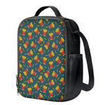 Doodle French Fries Pattern Print Crossbody Lunch Bag