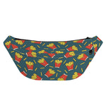 Doodle French Fries Pattern Print Fanny Pack