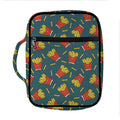 Doodle French Fries Pattern Print Front Pocket Bible Bag