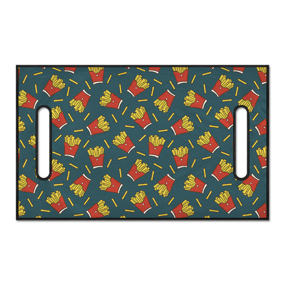 Doodle French Fries Pattern Print Golf Cart Seat Cover