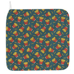 Doodle French Fries Pattern Print Hand Towel