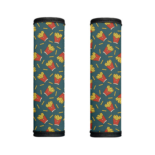 Doodle French Fries Pattern Print Handle Covers