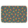 Doodle French Fries Pattern Print Indoor Door Mat