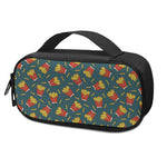 Doodle French Fries Pattern Print Insulin Cooler Travel Case