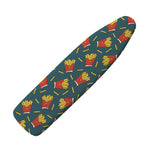 Doodle French Fries Pattern Print Ironing Board Cover