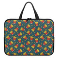 Doodle French Fries Pattern Print Laptop Sleeve With Handle