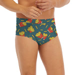 Doodle French Fries Pattern Print Men's Briefs