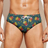 Doodle French Fries Pattern Print Men's Swim Briefs