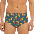 Doodle French Fries Pattern Print Men's Triangle Swim Briefs