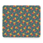 Doodle French Fries Pattern Print Mouse Pad