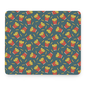 Doodle French Fries Pattern Print Mouse Pad