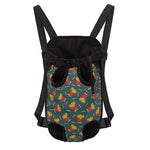 Doodle French Fries Pattern Print Pet Carrier Backpack