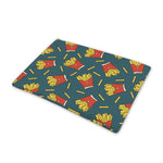Doodle French Fries Pattern Print Pet Cooling Mat Cover