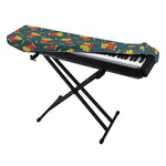 Doodle French Fries Pattern Print Piano Keyboard Cover