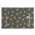 Doodle French Fries Pattern Print Placemat