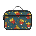 Doodle French Fries Pattern Print Portable Lunch Bag
