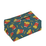 Doodle French Fries Pattern Print Rectangle Tissue Box Cover