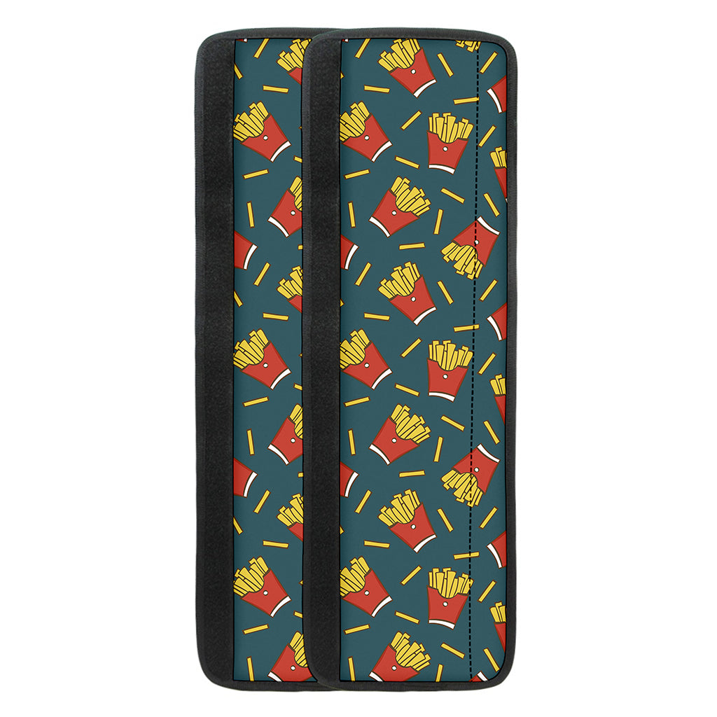 Doodle French Fries Pattern Print Refrigerator Handle Covers