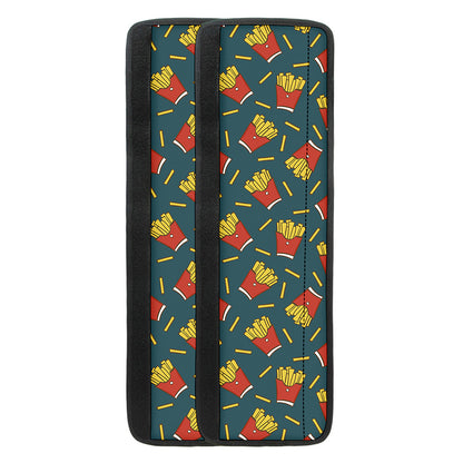 Doodle French Fries Pattern Print Refrigerator Handle Covers