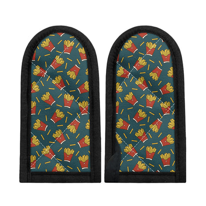 Doodle French Fries Pattern Print Skillet Handle Cover
