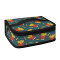 Doodle French Fries Pattern Print Small Lunch Bag
