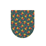 Doodle French Fries Pattern Print Toilet Lid Cover