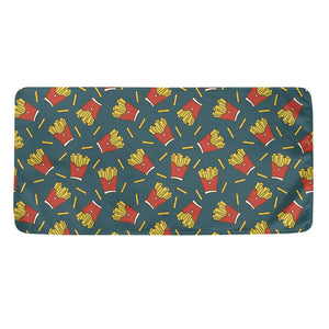 Doodle French Fries Pattern Print Towel