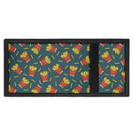 Doodle French Fries Pattern Print Trifold Wallet