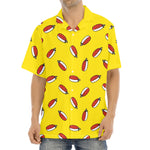 Doodle Japanese Sushi Pattern Print Aloha Shirt