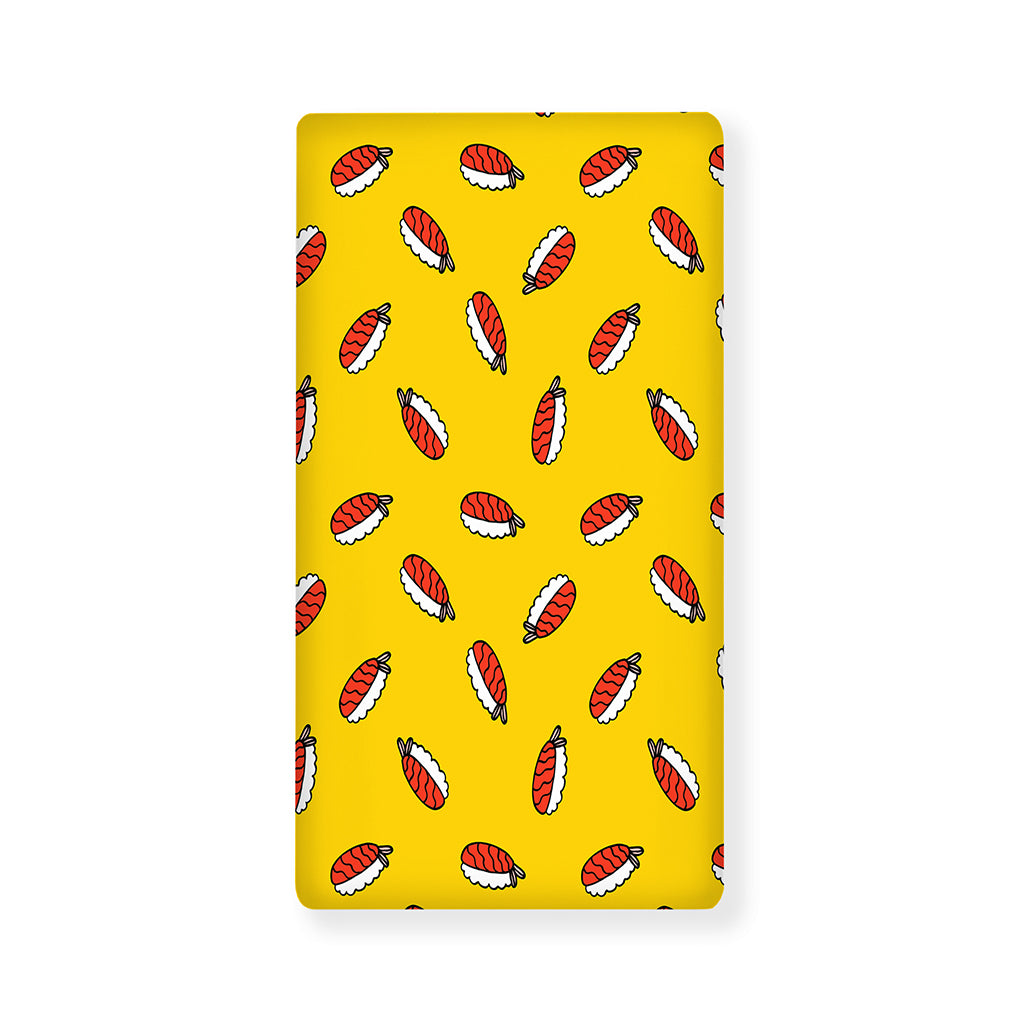 Doodle Japanese Sushi Pattern Print Baby Crib Sheet