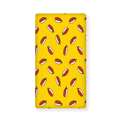 Doodle Japanese Sushi Pattern Print Baby Crib Sheet