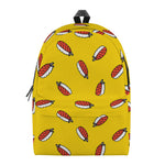 Doodle Japanese Sushi Pattern Print Backpack