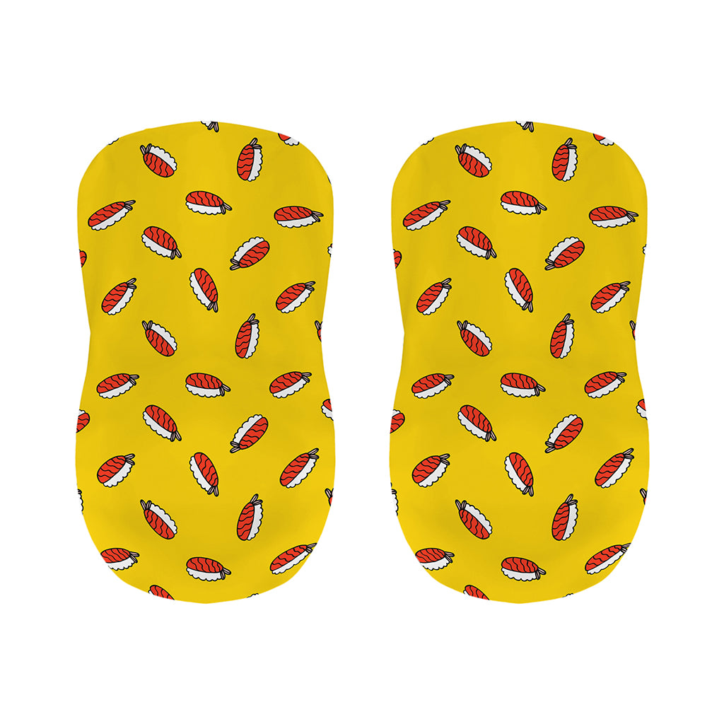 Doodle Japanese Sushi Pattern Print Bar Stool Covers