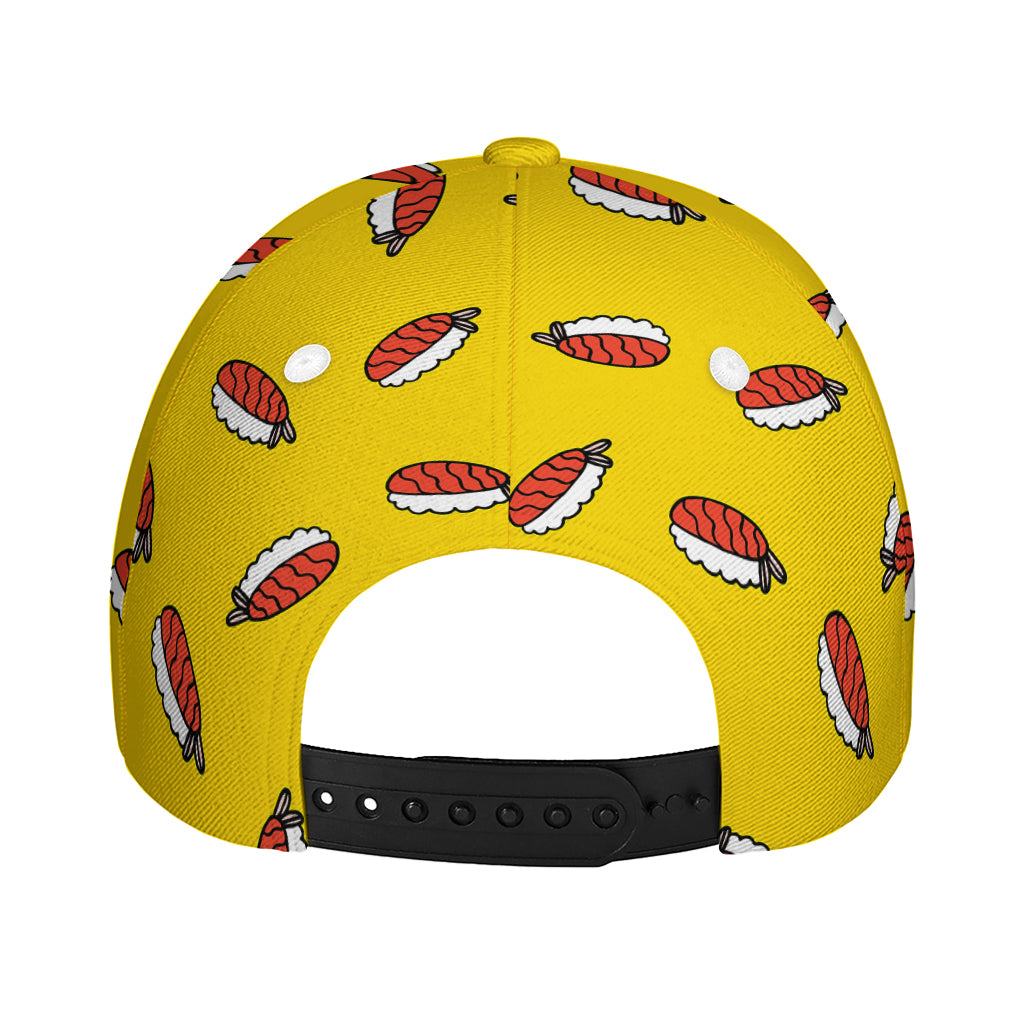 Doodle Japanese Sushi Pattern Print Baseball Cap