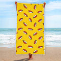 Doodle Japanese Sushi Pattern Print Beach Towel