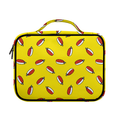Doodle Japanese Sushi Pattern Print Briefcase Bible Bag