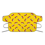 Doodle Japanese Sushi Pattern Print Car Windshield Snow Cover