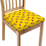 Doodle Japanese Sushi Pattern Print Chair Cushion Cover