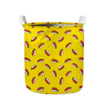 Doodle Japanese Sushi Pattern Print Collapsible Laundry Basket