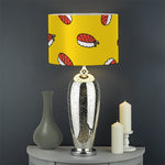 Doodle Japanese Sushi Pattern Print Drum Lamp Shade