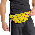 Doodle Japanese Sushi Pattern Print Fanny Pack