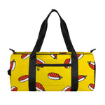 Doodle Japanese Sushi Pattern Print Gym Bag