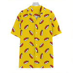 Doodle Japanese Sushi Pattern Print Hawaiian Shirt